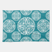 Linge De Cuisine Flocon de neige floral d'hiver (Horizontal)