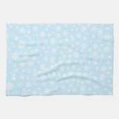 Linge De Cuisine Flocons blancs (Horizontal)