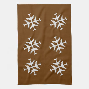 Linge De Cuisine Flocons de neige de cuisine