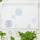 Linge De Cuisine Flocons de neige pâles (Plié)