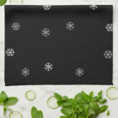 Linge De Cuisine Flocons de neige scintillants (Plié)