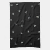Linge De Cuisine Flocons de neige scintillants (Vertical)
