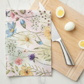 Linge De Cuisine Floral (Quart Plié)