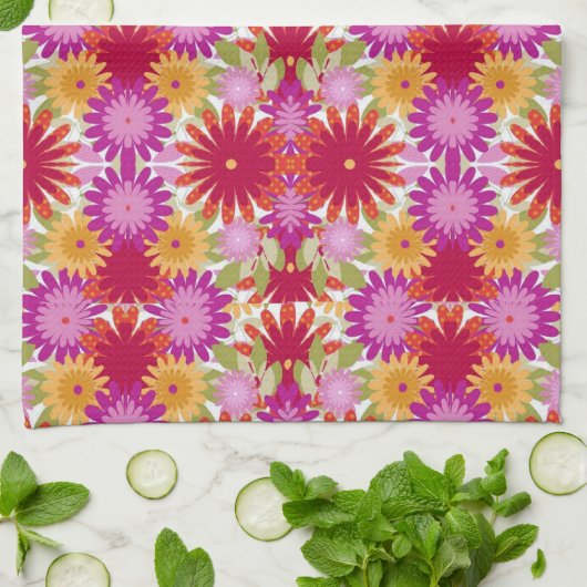 Linge De Cuisine Floral (Plié)