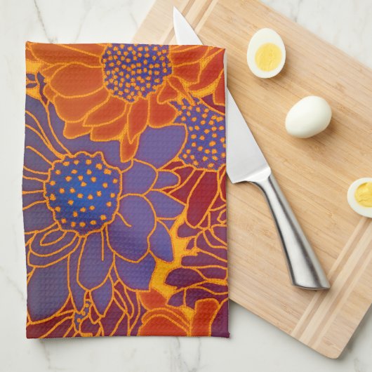Linge De Cuisine Floral (Quart Plié)