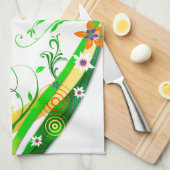 Linge De Cuisine Floral (Quart Plié)