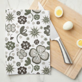 Linge De Cuisine Floral (Quart Plié)