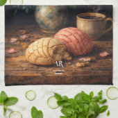 Linge De Cuisine Floral Concha Still Life | Monogram (Plié)