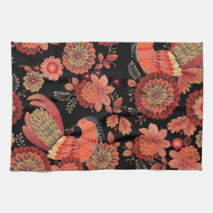 Linge De Cuisine Floral esthétique