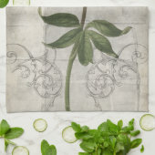 Linge De Cuisine Floral français I (Plié)