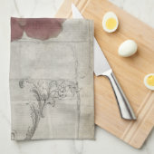 Linge De Cuisine Floral français III (Quart Plié)