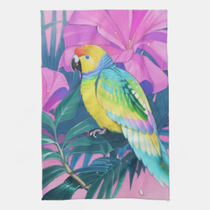 Linge De Cuisine Floral/hawaïen/tropical/perroquet