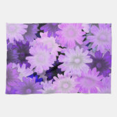 Linge De Cuisine Floral mauve (Horizontal)
