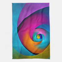 Floral moderne Art Abstrait rose Bleu Motif #17