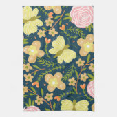 Linge De Cuisine Floral, Papillon Et Glamour Élégant (Vertical)