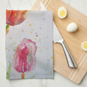 Linge De Cuisine Floral Rouge rose Tulip Ne vous inquiétez pas Abee (Quart Plié)