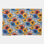 Linge De Cuisine Floral rustique mode rétro motif (Horizontal)