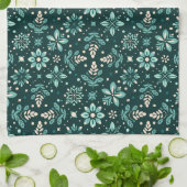 Linge De Cuisine Floral Symphony Motif (Plié)
