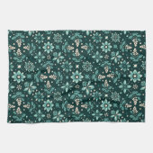 Linge De Cuisine Floral Symphony Motif (Horizontal)