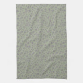 Linge De Cuisine Floral vert olive (Vertical)