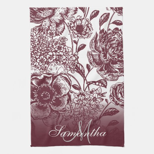 Linge De Cuisine Floral vintage (Vertical)