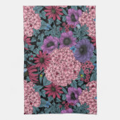 Linge De Cuisine Floraux de jardin gras (Vertical)