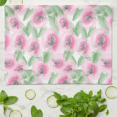 Linge De Cuisine Flore aquarelle (Plié)