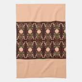 Linge De Cuisine Flore de pêche légère (Vertical)