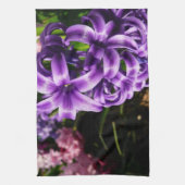 Linge De Cuisine Flore de printemps Blue Hyacinth II (Vertical)