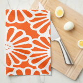 Linge De Cuisine Flore des humeurs asiatiques de Vermillion (Quart Plié)