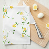 Linge De Cuisine Flore et Fleurs (Quart Plié)