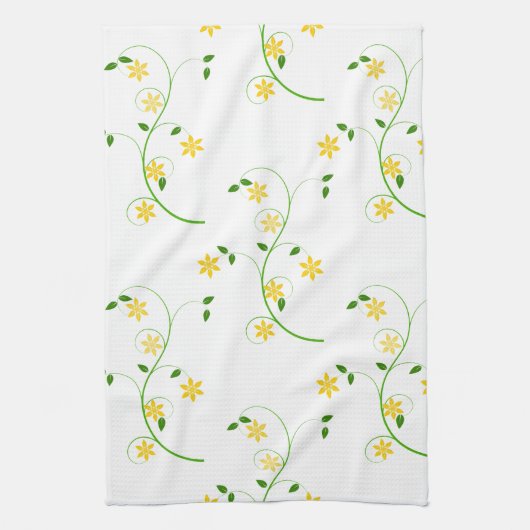 Linge De Cuisine Flore et Fleurs (Vertical)