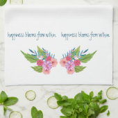 Linge De Cuisine Flore printanière (Plié)