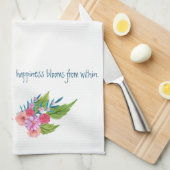 Linge De Cuisine Flore printanière (Quart Plié)