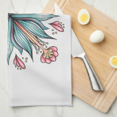 Linge De Cuisine Flore printanière : géométrique (Quart Plié)