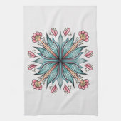 Linge De Cuisine Flore printanière : géométrique (Vertical)