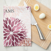 Linge De Cuisine Flore rose Chic élégant (Quart Plié)