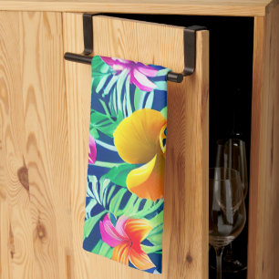 Linge De Cuisine Flore Tropicale Exotique Et Téméraire