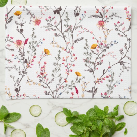 Linge De Cuisine floreado (Plié)