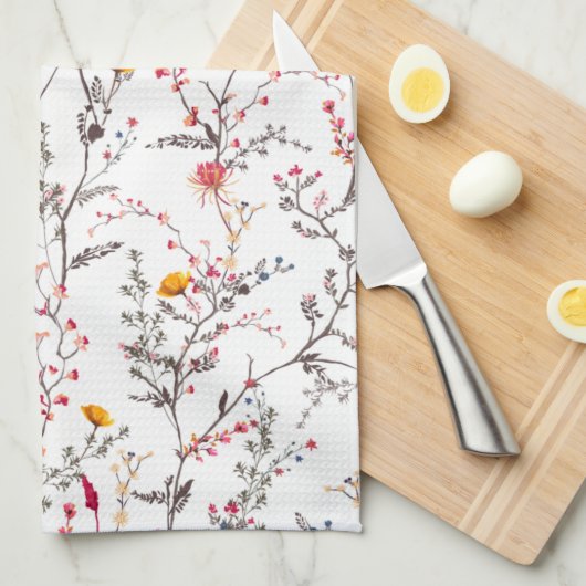 Linge De Cuisine floreado (Quart Plié)