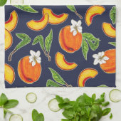 Linge De Cuisine Flores de pêches et de pêches du Sud (Plié)