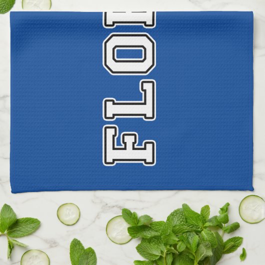 Linge De Cuisine Floride (Plié)