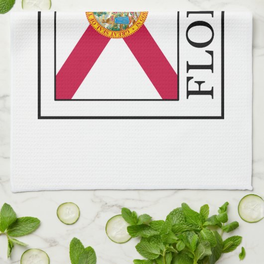 Linge De Cuisine Floride (Plié)