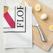 Linge De Cuisine Floride (Quart Plié)