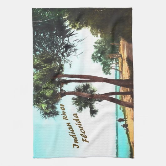 Linge De Cuisine Floride vintage (Vertical)