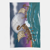 Linge De Cuisine Flotte d'invasion Viking (Vertical)