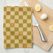 Linge De Cuisine Flowe Checkered Pattern - No. 02 (Quart Plié)
