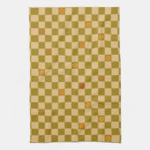 Linge De Cuisine Flowe Checkered Pattern - No. 02 (Vertical)
