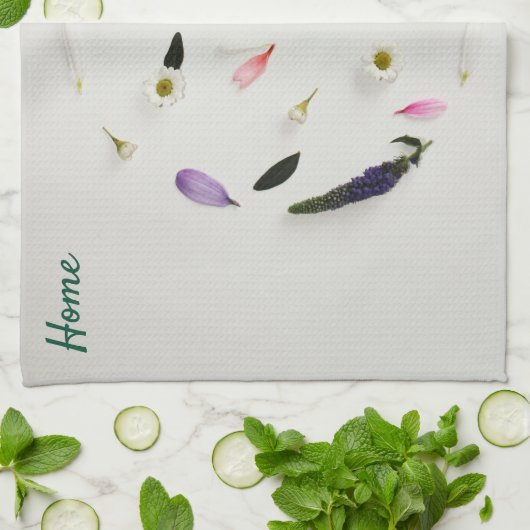 Linge De Cuisine Flowered Kitchen Towel (Plié)