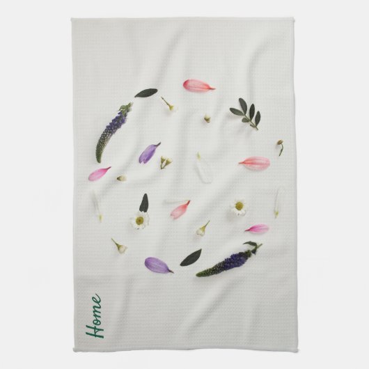Linge De Cuisine Flowered Kitchen Towel (Vertical)